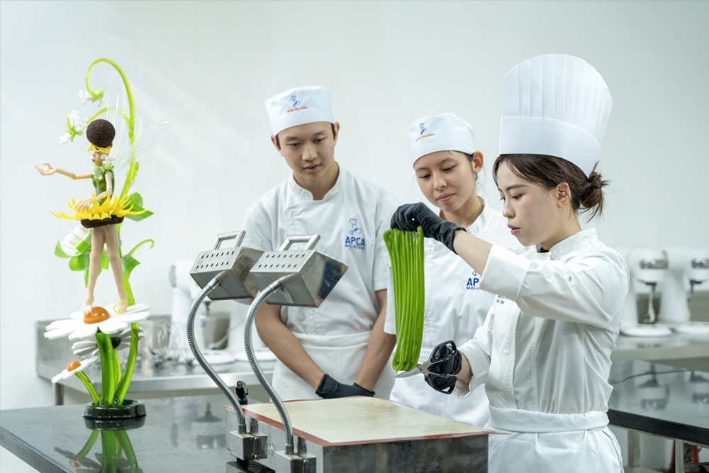 Chefs preparing food