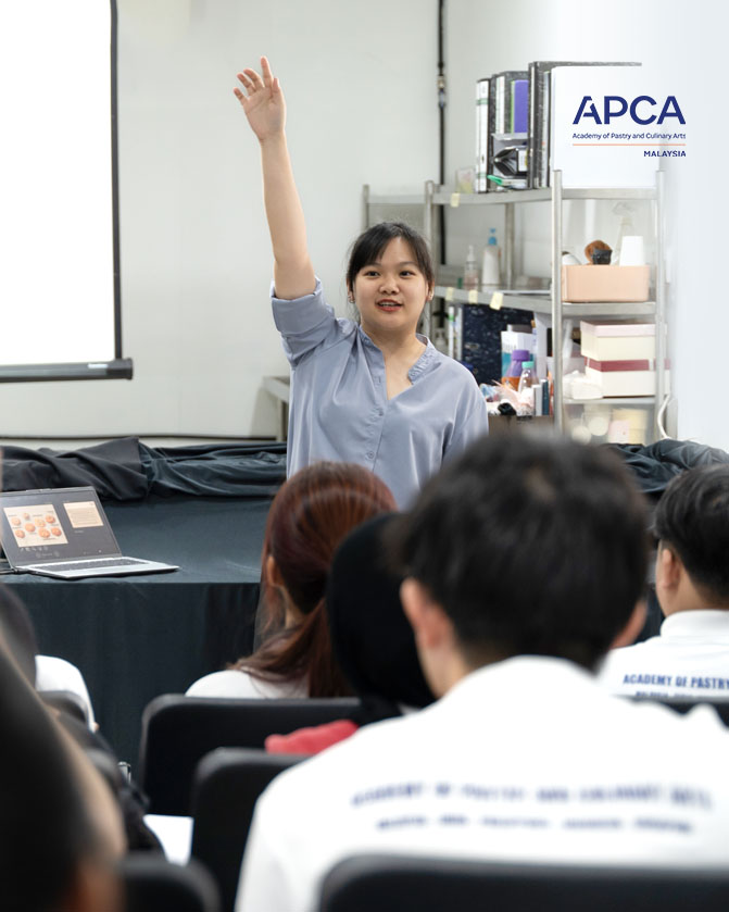 Chef preparing ingredients